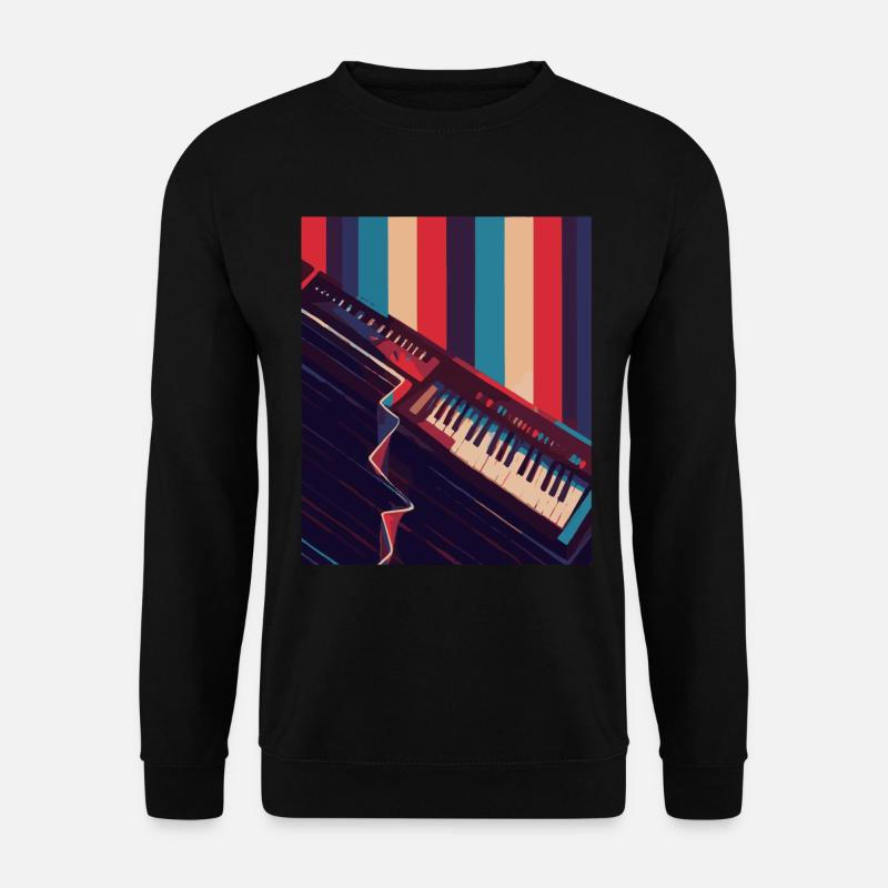 Keytar Keyboard Gift - Unisex Sweatshirt - black