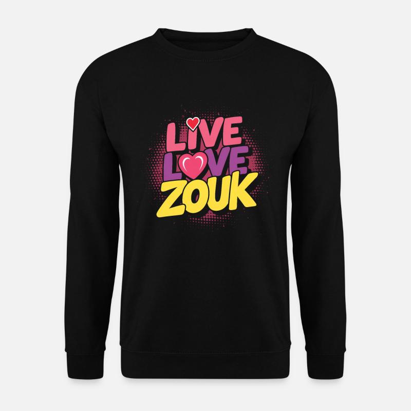 Zouk Dance Gift - Unisex Sweatshirt - black
