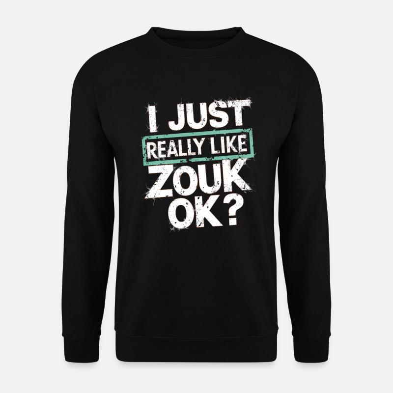 Zouk-Tanz-Geschenk - Unisex Pullover - Schwarz