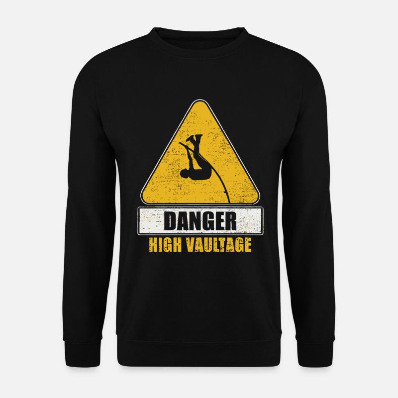 Stabhochspringer-Geschenk - Unisex Pullover - Schwarz