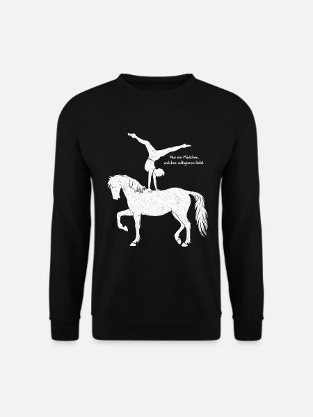 Loves Horse Vaulting Gift - Unisex Sweatshirt - black