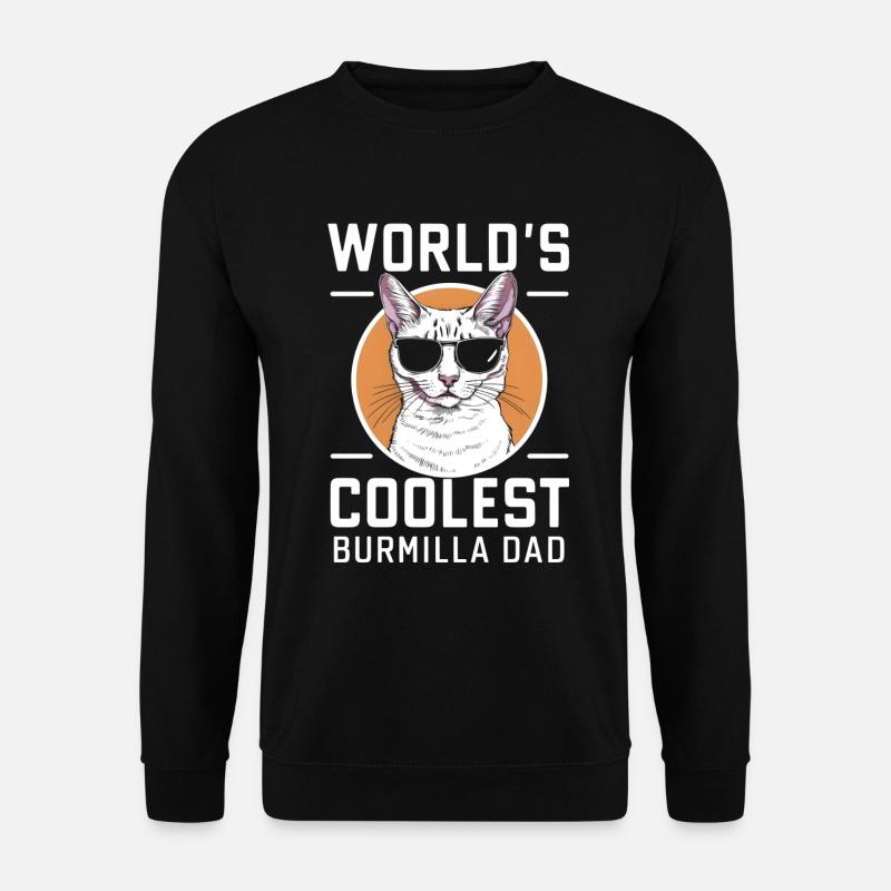 Katze Burmilla Geschenk - Unisex Pullover - Schwarz