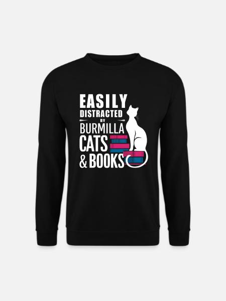 Katze Burmilla Geschenk - Unisex Pullover - Schwarz