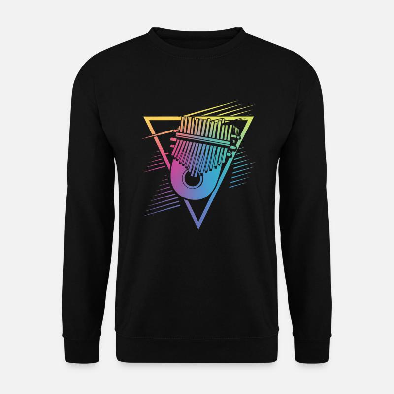 Idiophon Kalimba Geschenk - Unisex Pullover - Schwarz