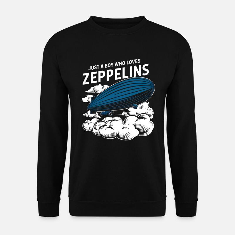Luftschiff Zeppelin Geschenk - Unisex Pullover - Schwarz