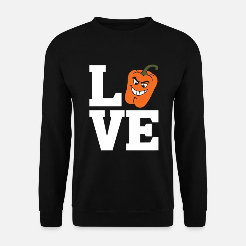 Paprika Geschenk - Unisex Pullover - Schwarz