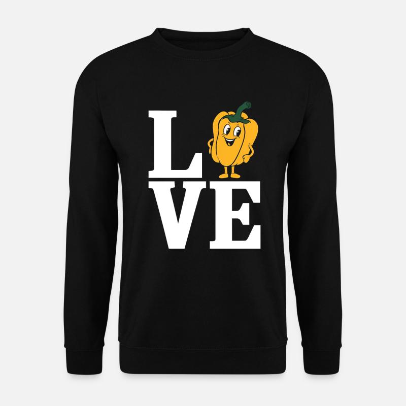 Paprika Geschenk - Unisex Pullover - Schwarz