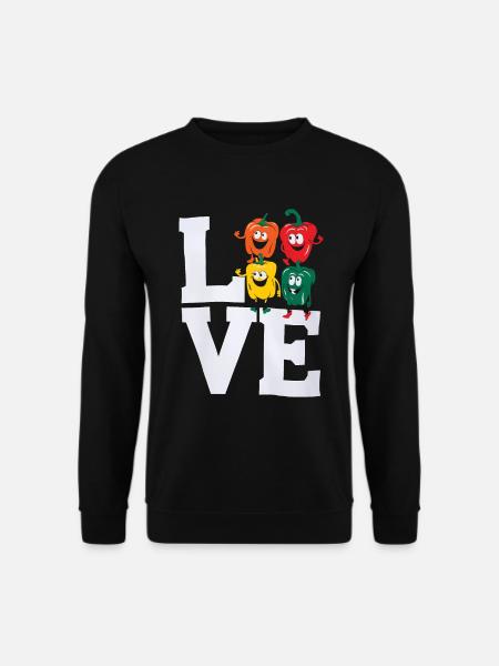 Paprika Geschenk - Unisex Pullover - Schwarz