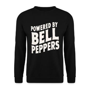 Paprika Geschenk - Unisex Pullover - Schwarz - Vorne - Alina (178cm) & Michal (187cm)
