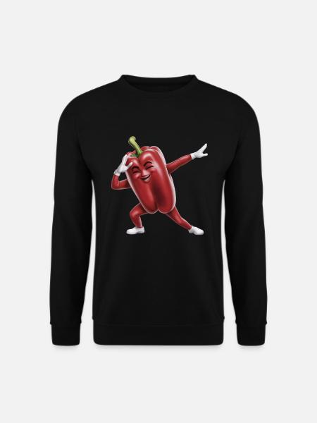 Paprika Geschenk - Unisex Pullover - Schwarz