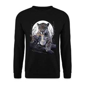 Jaguar - Unisex Pullover - Schwarz - Vorne - Alina (178cm) & Michal (187cm)