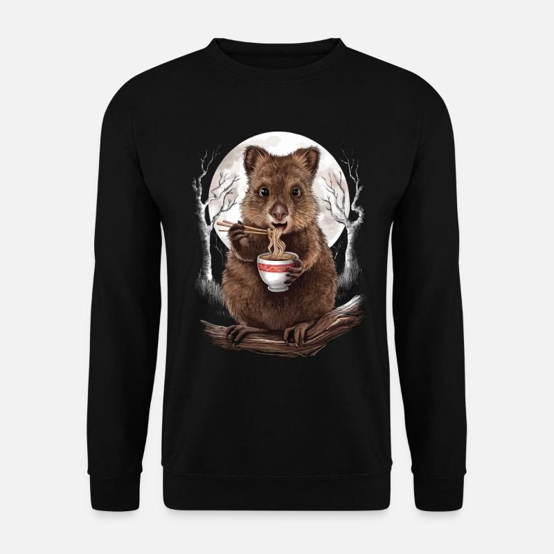 Quokka - Unisex Pullover - Schwarz