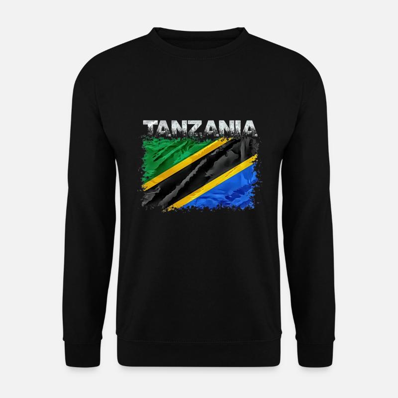 Tansania - Unisex Pullover - Schwarz