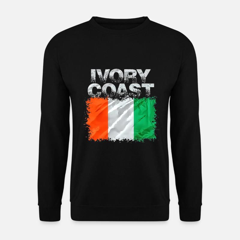 Elfenbeinküste - Unisex Pullover - Schwarz