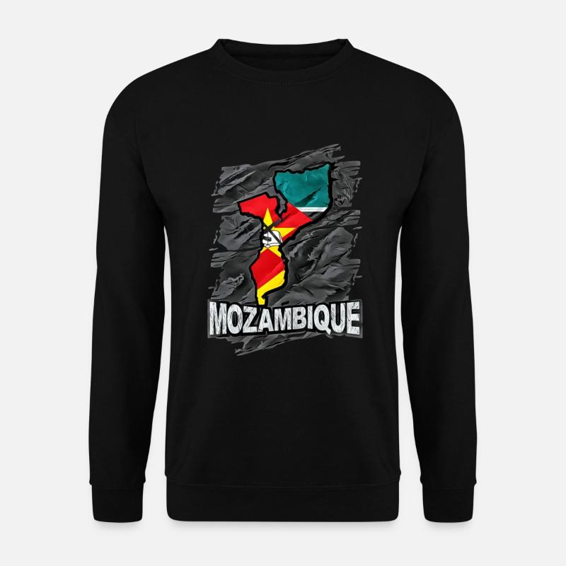 Mosambik - Unisex Pullover - Schwarz