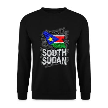 Sudan - Unisex Pullover - Schwarz - Vorne - Alina (178cm) & Michal (187cm)
