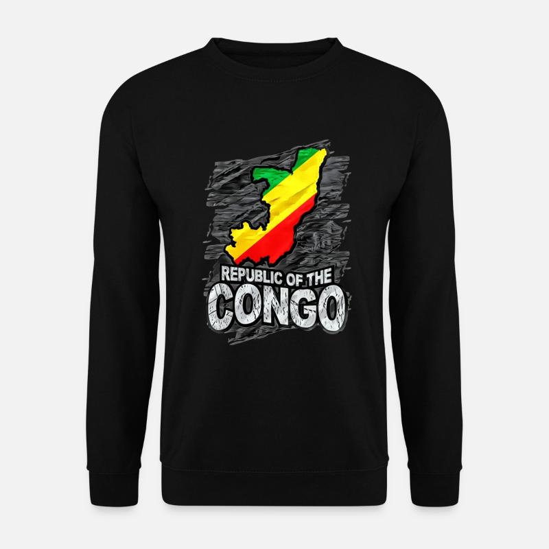 Kongo - Unisex Pullover - Schwarz