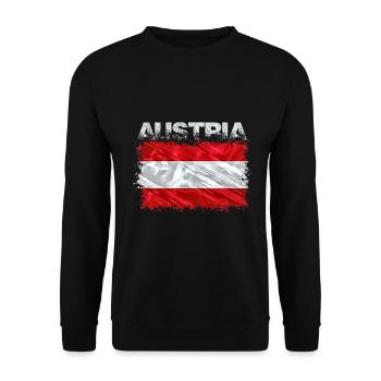 Autriche - Sweat-shirt Unisexe - noir - Devant - Alina (178cm) & Michal (187cm)