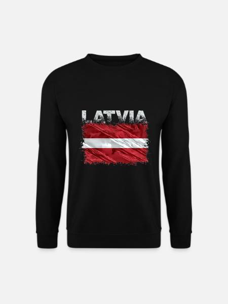 Latvia - Unisex Sweatshirt - black
