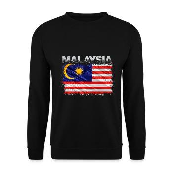 Malaisie - Sweat-shirt Unisexe - noir - Devant - Alina (178cm) & Michal (187cm)