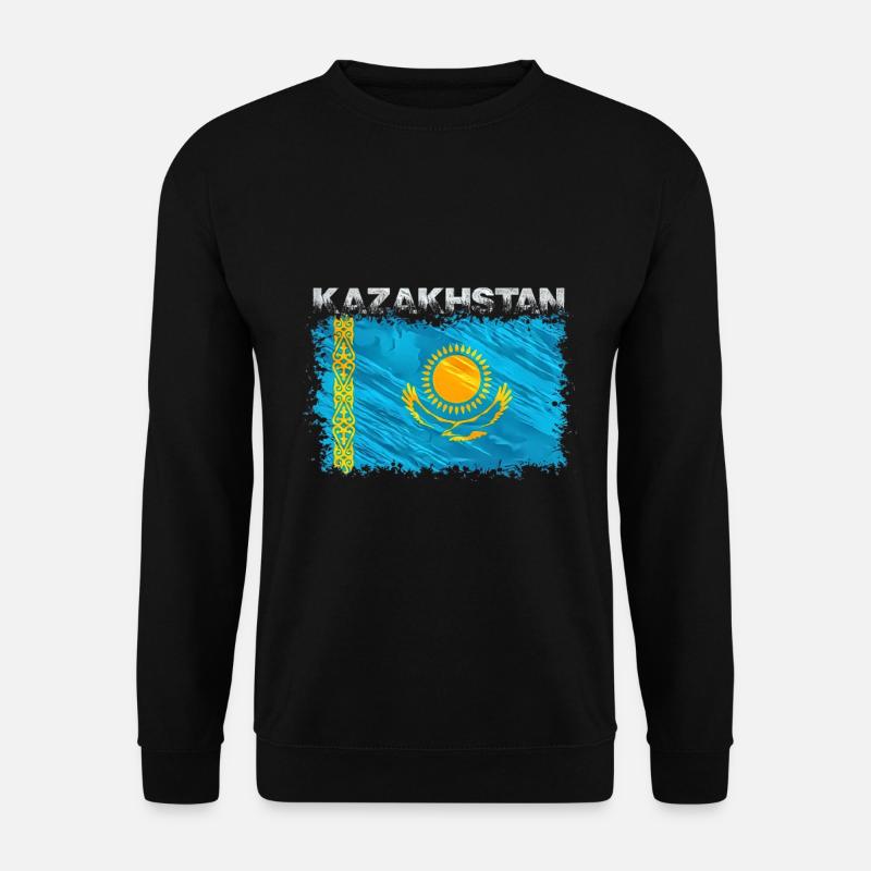 Kasachstan - Unisex Pullover - Schwarz
