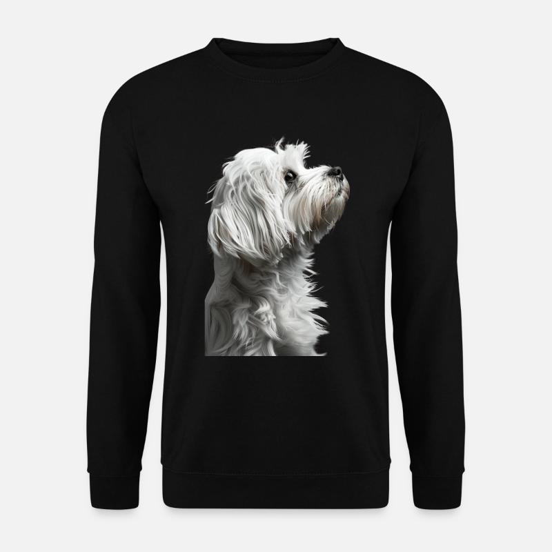 Havaneser - Unisex Pullover - Schwarz