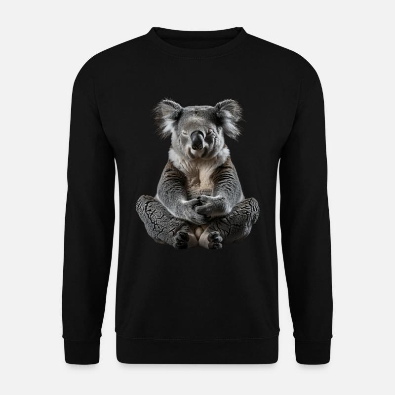 Koala - Unisex Pullover - Schwarz