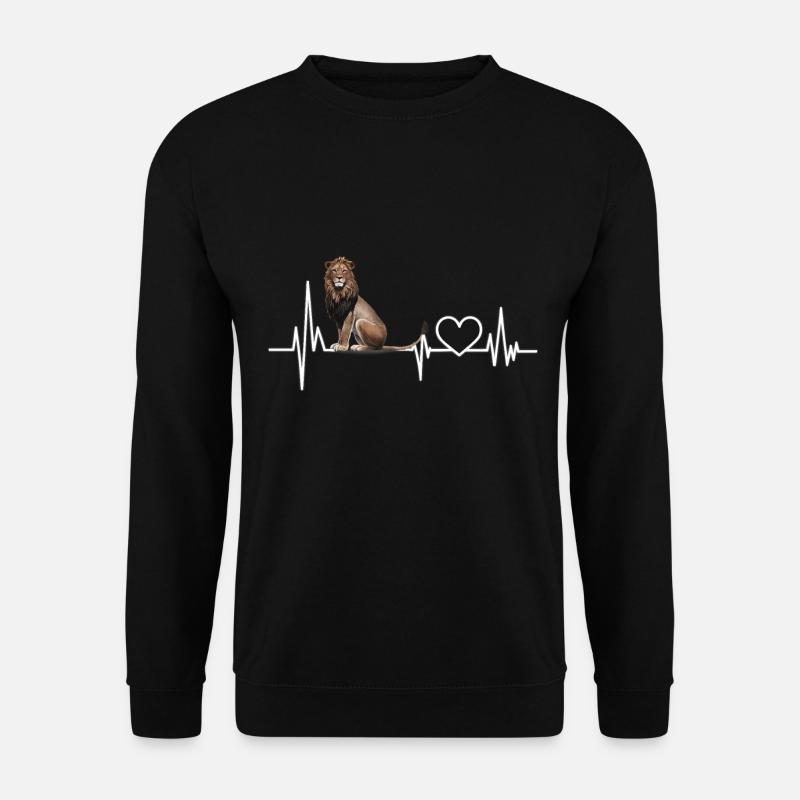 Löwe - Unisex Pullover - Schwarz