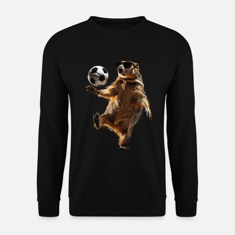 Murmeltier - Unisex Pullover - Schwarz