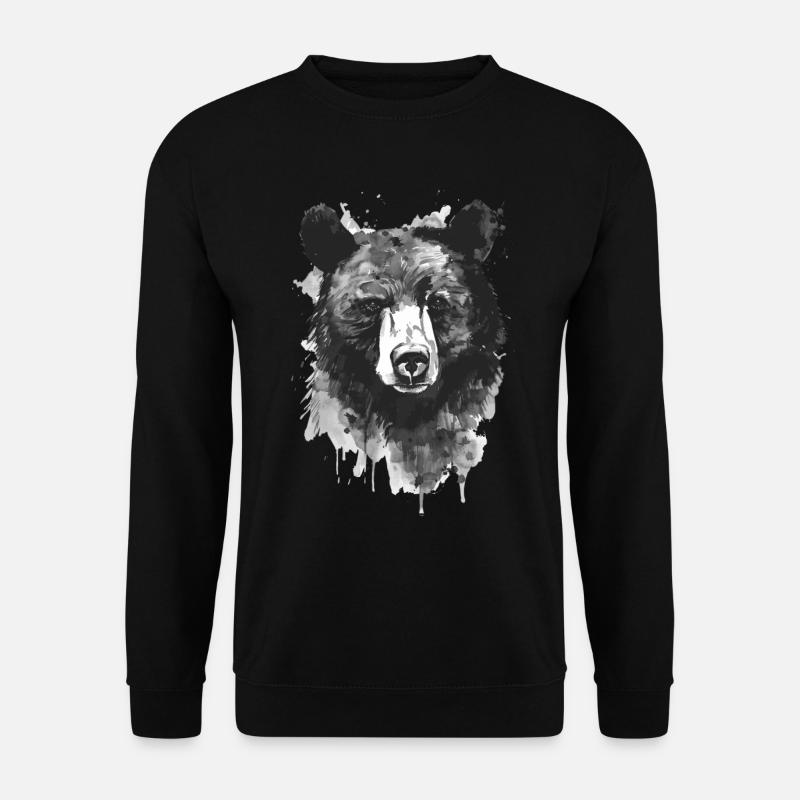 Black bear - Unisex Sweatshirt - black