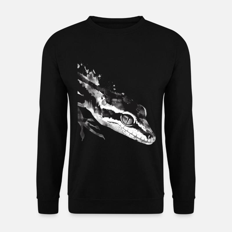 Gecko - Unisex Pullover - Schwarz