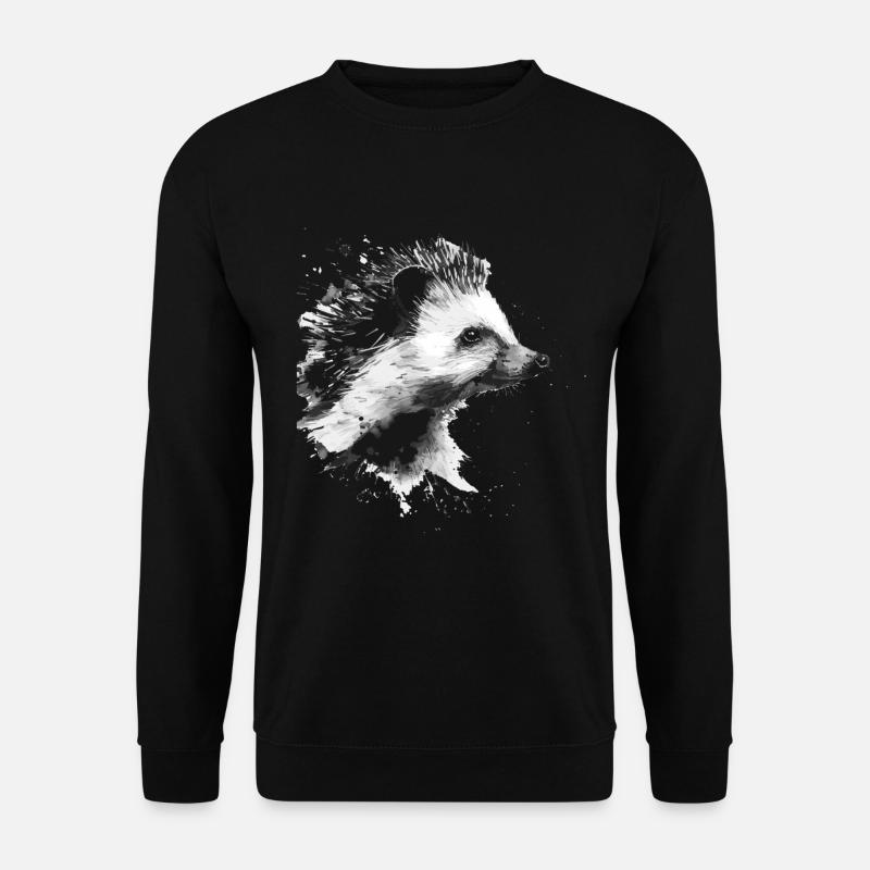 Hedgehog - Unisex Sweatshirt - black