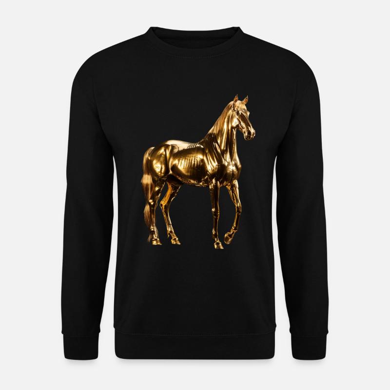 Pferd - Unisex Pullover - Schwarz