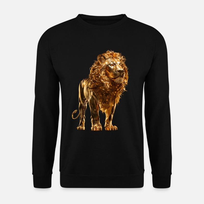 Löwe - Unisex Pullover - Schwarz