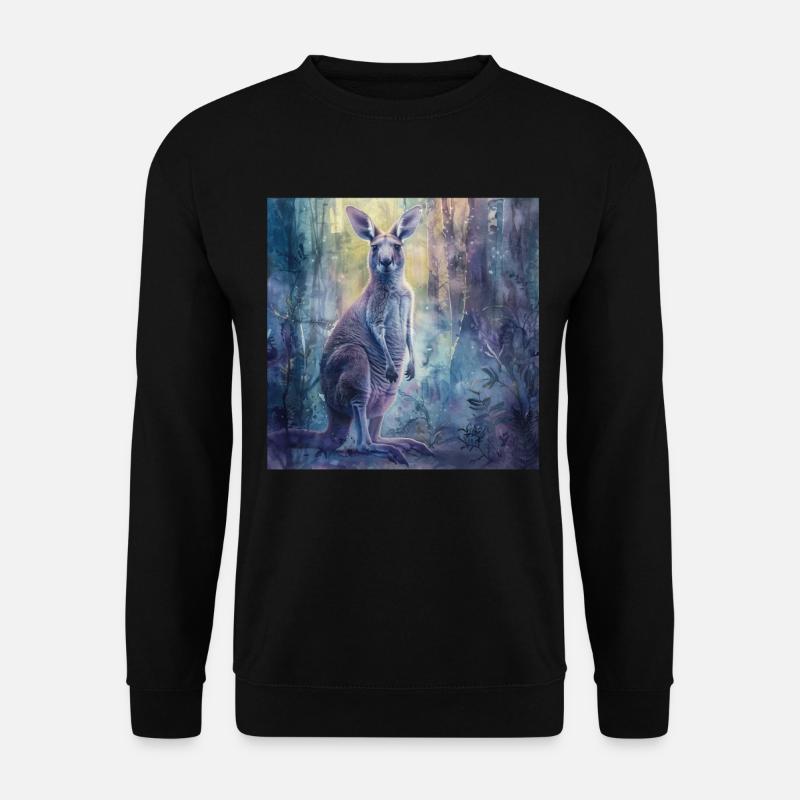 Känguru - Unisex Pullover - Schwarz