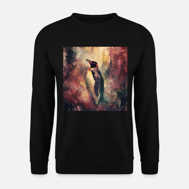 Penguin - Unisex Sweatshirt - black