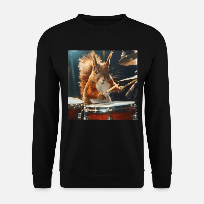Eichhörnchen - Unisex Pullover - Schwarz