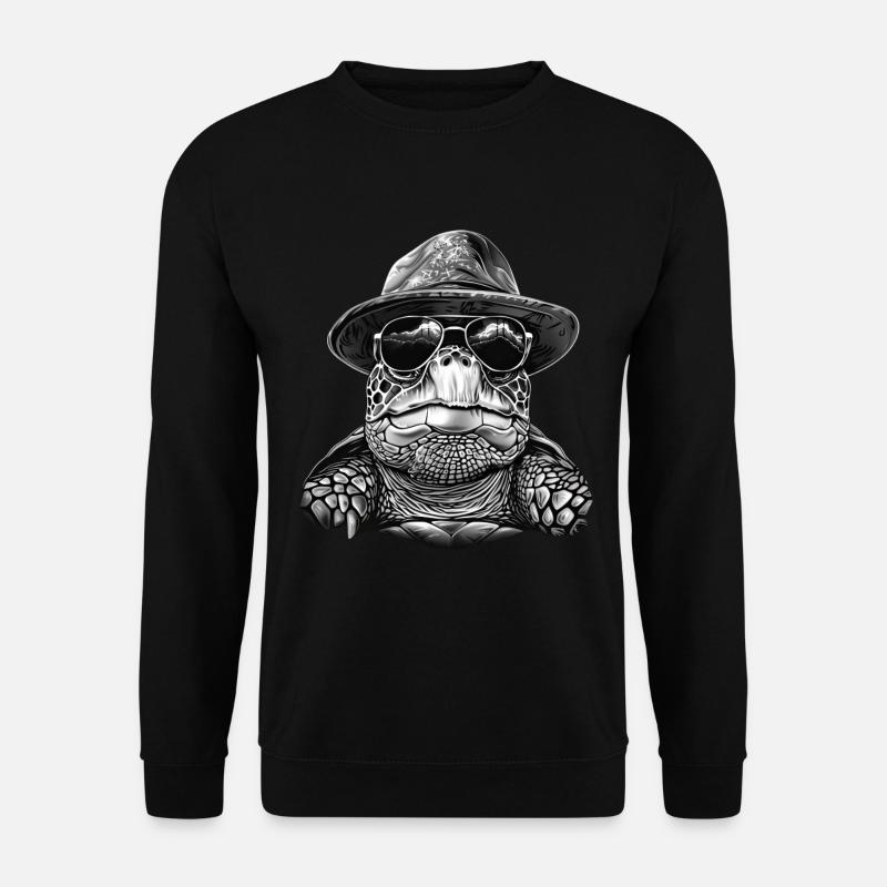 Schildkröte - Unisex Pullover - Schwarz