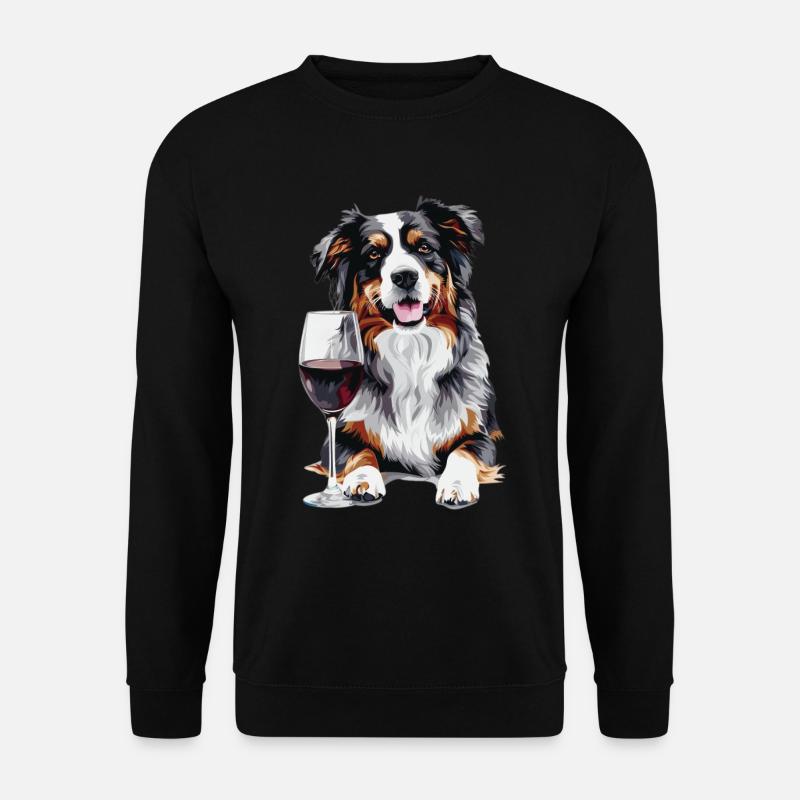 Australischer Schäferhund - Unisex Pullover - Schwarz