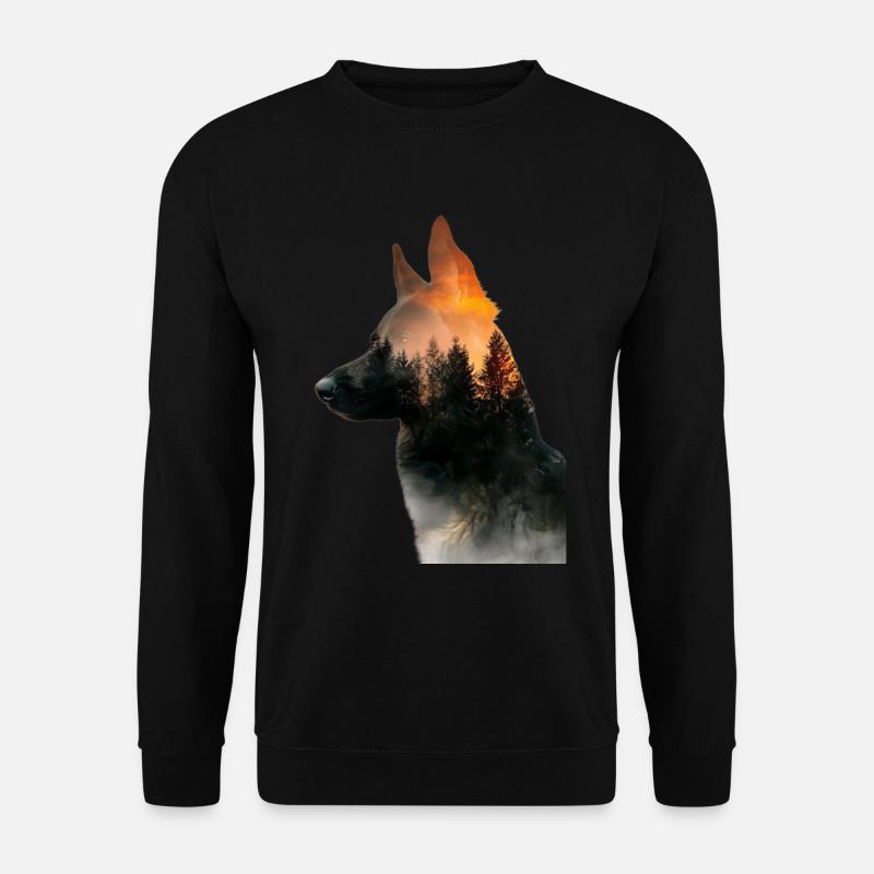 German Shepherd - Unisex Sweatshirt - black