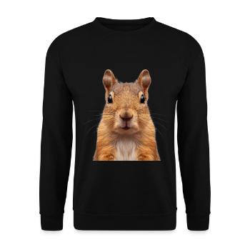 Aguti - Unisex Pullover - Schwarz - Vorne - Alina (178cm) & Michal (187cm)