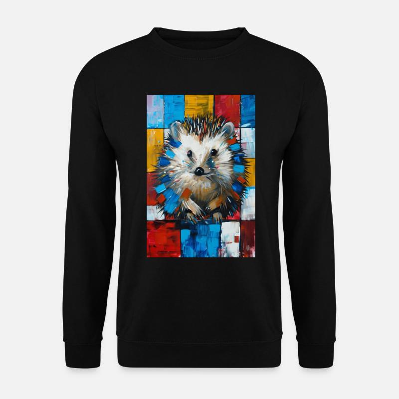Hedgehog - Unisex Sweatshirt - black