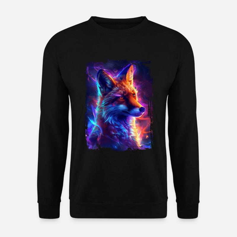 Fuchs - Unisex Pullover - Schwarz