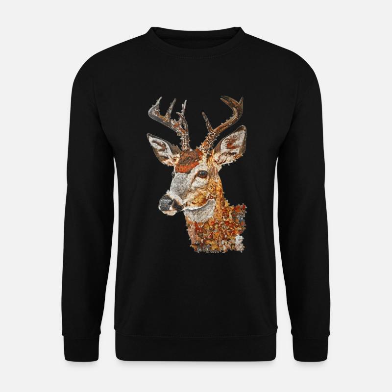 Roe deer - Unisex Sweatshirt - black