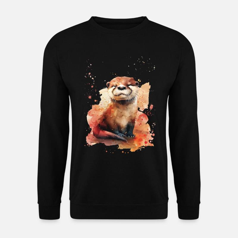 Otter - Unisex Pullover - Schwarz