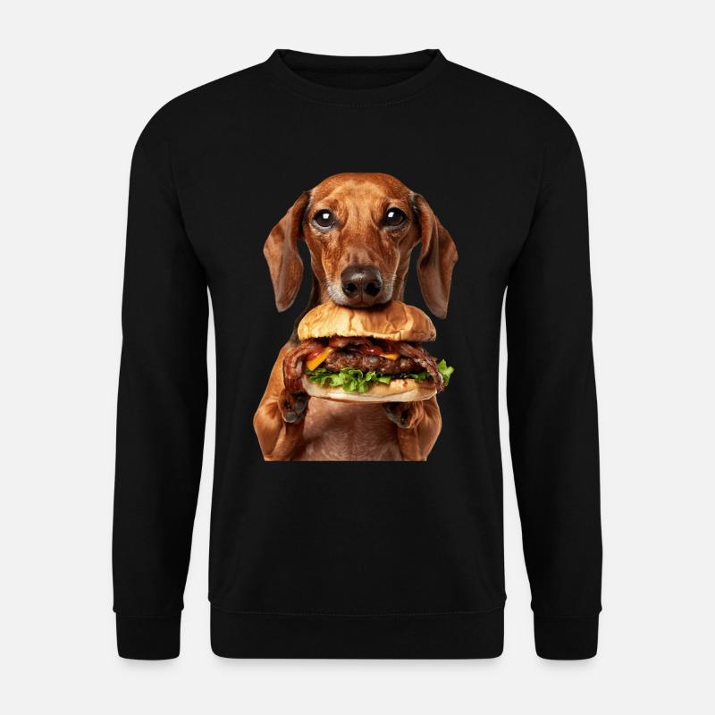 Dackel - Unisex Pullover - Schwarz