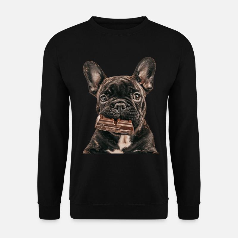 Französische Bulldogge - Unisex Pullover - Schwarz