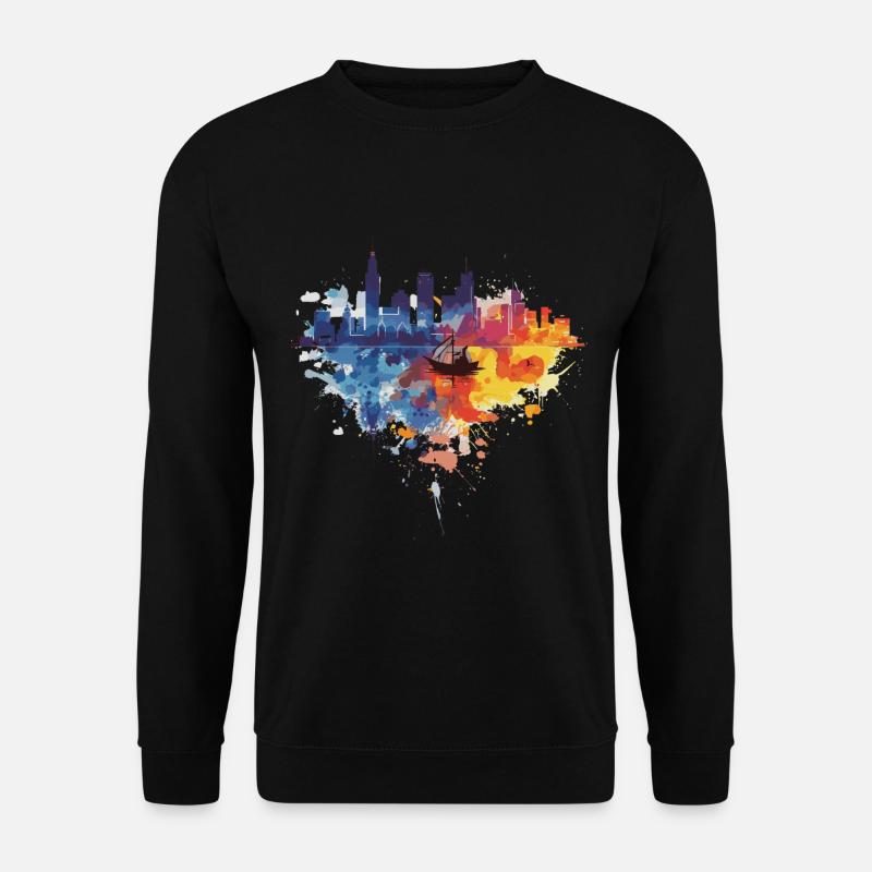 Gdynia - Sweat-shirt Unisexe - noir
