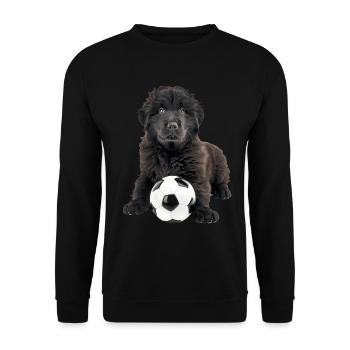 Neufundland - Unisex Pullover - Schwarz - Vorne - Alina (178cm) & Michal (187cm)