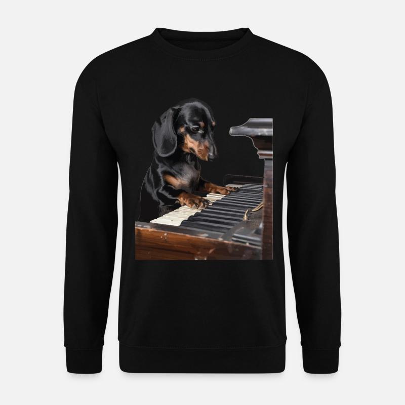 Dackel - Unisex Pullover - Schwarz